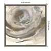 Amanti Art Gold Dust Nebula II by Chris Paschke Canvas Wall Art Print Framed 22-in. x 22-in. in Graywash - 4 of 4