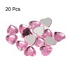 Unique Bargains Acrylic Flat Back Heart DIY Crafting Decor Jewelry Rhinestone 20 Pcs - 3 of 4