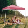 EAGLE PEAK Slant Leg Pop-up Canopy Tent Easy One Person Setup Instant Outdoor Beach Canopy Folding Portable Sports Shelter - 2 of 4