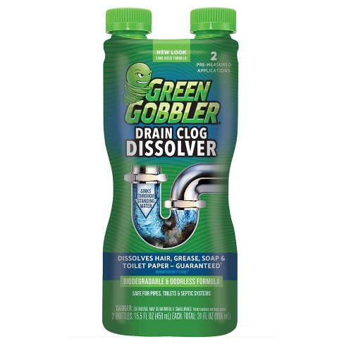 Green Gobbler Drain Clog Dissolver - 31oz : Target