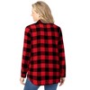 Woman Within Plus Size Classic Flannel Shirt - 3 of 4