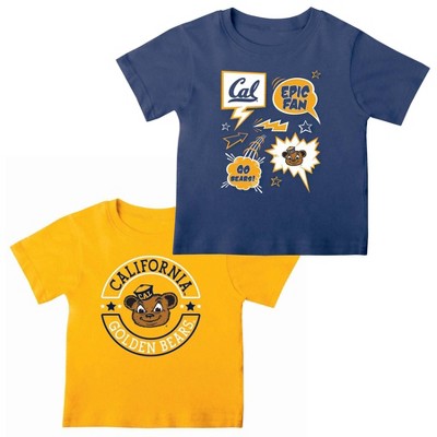 NCAA Cal Golden Bears Toddler Boys' 2pk T-Shirt