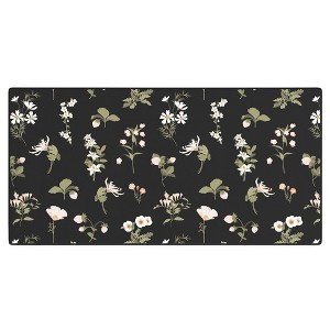 Iveta Abolina Pineberries Botanicals Black Desk Mat - Deny Designs - 1 of 4