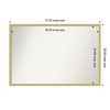 Amanti Art Incline Non-Beveled Wood Framed Bathroom Vanity Wall Mirror - 3 of 4