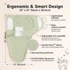3pk Soothe Wren Swaddle Sleep Sacks, Organic Newborn Swaddles Wrap 0-3 Months, Soft Baby Wearable Blanket - 3 of 4