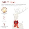 Best Choice Products XL Lighted Christmas 5ft Reindeer & Sleigh Holiday Outdoor Decor Set w/265 LED Lights - 4 of 4