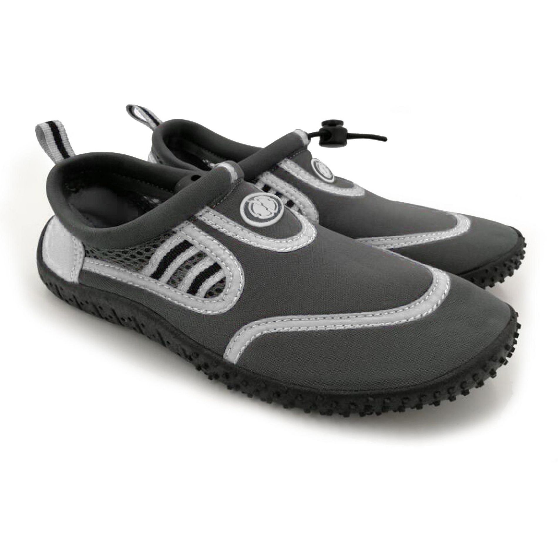 Hardcore womens water shoes; Quick drying aqua socks for barefoot running, swimming, poolside fun at the water park, camping, yoga White 5
