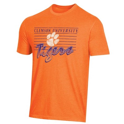 Ncaa Clemson Tigers Men's Charcoal Heather Core T-shirt : Target