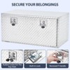 Aluminum Underbody Truck Box With T-Handle Latch, Waterproof Truck Storage - 4 of 4