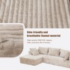 L-Shaped Corduroy Cloud Modular Sectional Sofa with Chaise - 4 of 4