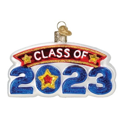 Old World Christmas 2.5 Inch Class Of 2023 Ornament Graduation Tree Ornaments