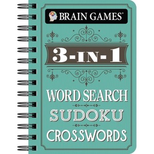 Brain Games - To Go - 3-In-1: Word Search, Sudoku, Crosswords - by  Publications International Ltd & Brain Games (Spiral Bound) - 1 of 1
