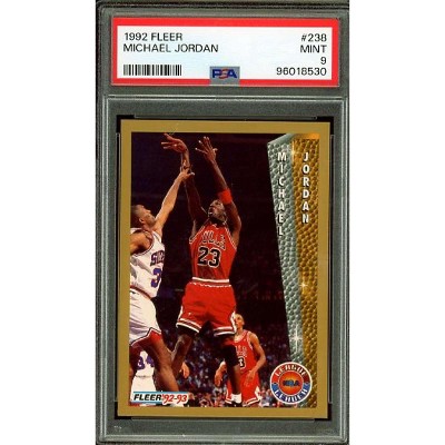 Michael Jordan Card 1992-93 Fleer #238 PSA 9