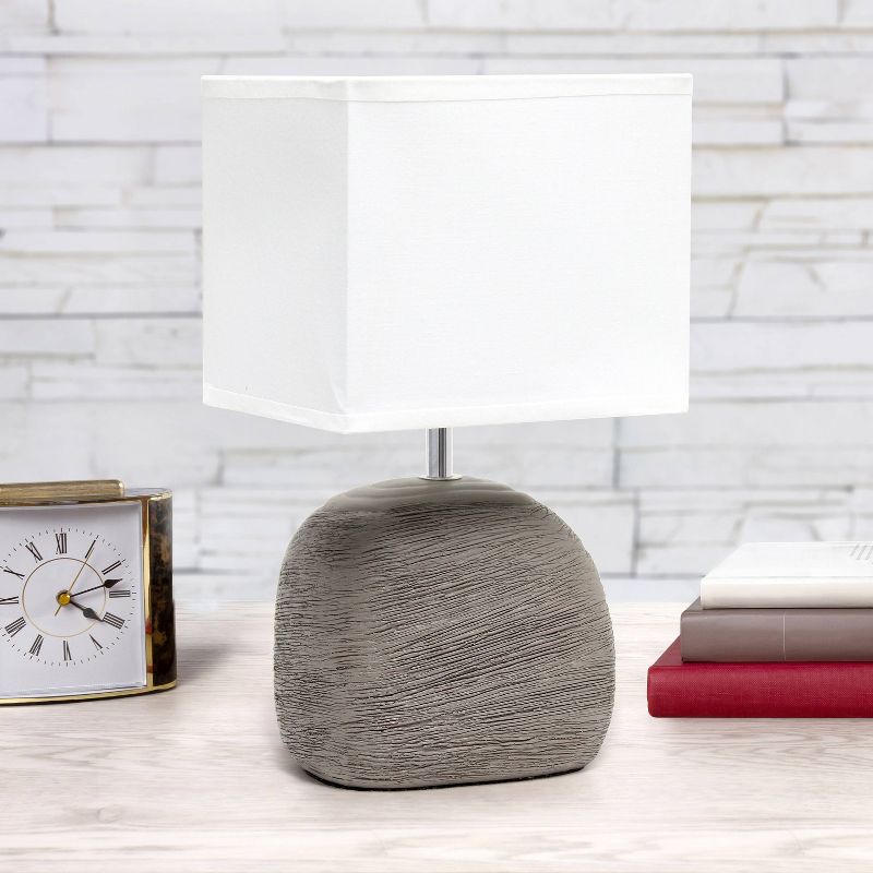 Bedrock Ceramic Table Lamp Brown - Simple Designs, 4 of 11
