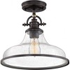 Quoizel Lighting Grant 1 - Light Semi-Flush Mount in  Palladian Bronze - 3 of 3