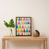 Nick Nelson Analogous Shapes In Bloom Framed Art Canvas - Society6 - 3 of 4