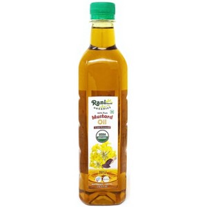 Organic Mustard Oil (Cold Pressed) - 16.9oz (500ml) - Rani Brand Authentic Indian Products - 1 of 4