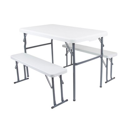 Stansport folding table with bench seats new arrivals