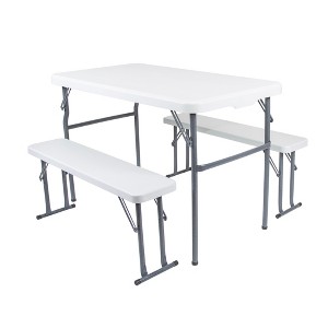 Stansport Heavy-Duty Camp Table with Benches - 1 of 4