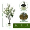 6FT Artificial Olive Tree 180cm Indoor Decor - Tall Faux Plant UV Resistant & Adjustable  - Large Fake Plant for Living Room Home Office - 2 of 4
