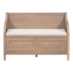 Bella Depot Entryway Storage Bench with Cushioned Seat and 2-Drawer - 1 of 4