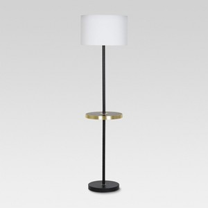 Brass Shelf Floor Lamp with USB Stick (Lamp Only) - Project 62