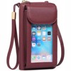 FATMOON Women's Touch Screen Crossbody Cell Phone Bag, Trendy Multifunctional Fashion Simple Single Shoulder Mini Bag - 2 of 4