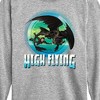 Boys' - How to Train Your Dragon - Hiccup Toothless High Flying Long Sleeve Graphic T-Shirt - 2 of 4