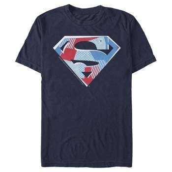 Men's Superman Logo Geometric T-Shirt