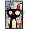 Trends International Andreas Magnusson - Surprised Cat Framed Wall Poster Prints - 3 of 4