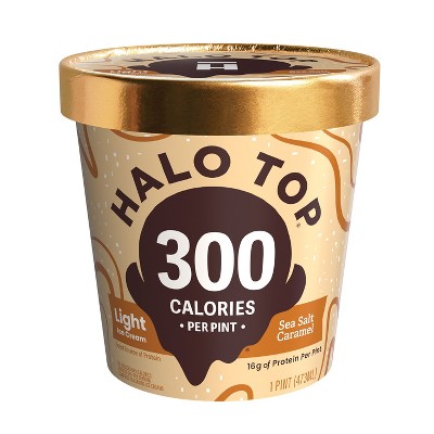 Halo Top Sea Salt Caramel Ice Cream - 16oz