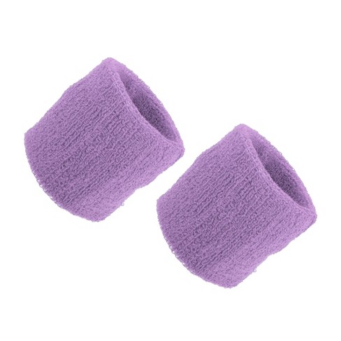 purple sweat wristbands