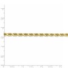 Black Bow Jewelry Men's 5mm 10k Yellow Gold Diamond Cut Solid Rope Chain Necklace - 4 of 4