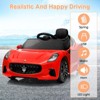 12V Ride On Car, Licensed Maserati Kids Electric Car with Remote Control, Battery Powered Vehicles - 3 of 4