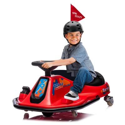 24V Ride on Drift Car for Kids, 7Ah Battery Electric Drifting Go-Kart, Drifting Carts,360 Degrees Rotating