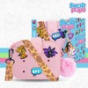 Swop Pop Ultimate Purse Set - Kids Purse with Changeable Pops, Badges, Strap & Fluffy Pompom - Little Girls’ Bag for Dress Up Play - (Pink) - 2 of 4