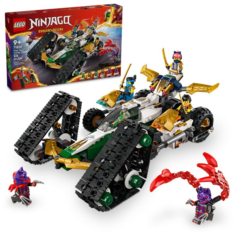 LEGO NINJAGO Ninja Team Combo Vehicle 4 in 1 Ninja Playset 71820, 1 of 8