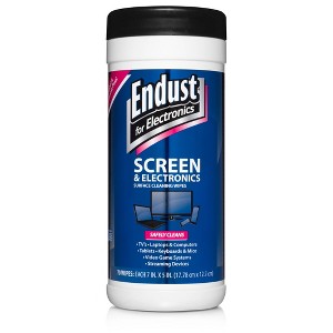 Endust LCD & Plasma Wipes 70-ct.: Electronic Cleaners, Alcohol-Free, Anti-Static - 1 of 4