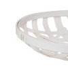 Northlight Round Lattice Tobacco Baskets - Snow White - Set of 3 - 4 of 4