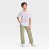 Girls' Oversized Graphic T-Shirt - art class™ - 4 of 4