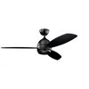 Kichler Lighting Vassar 1 - Light Ceiling Fan in  Black - 3 of 4