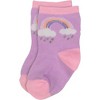 Unicorns & Rainbows Infant Socks for Baby Girls, 0-24 Months - image 3 of 4