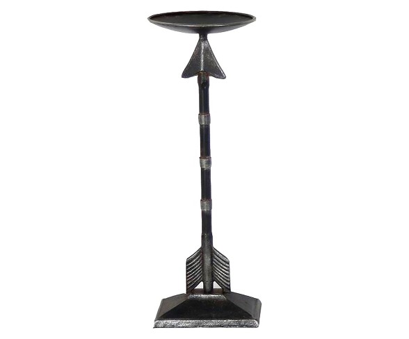 Metal Arrow Figurine Candleholder Bronze 15.94" - E2&#174;