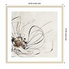 Amanti Art Golden Line Flower II by Alex Black Wood Framed Wall Art Print - 4 of 4