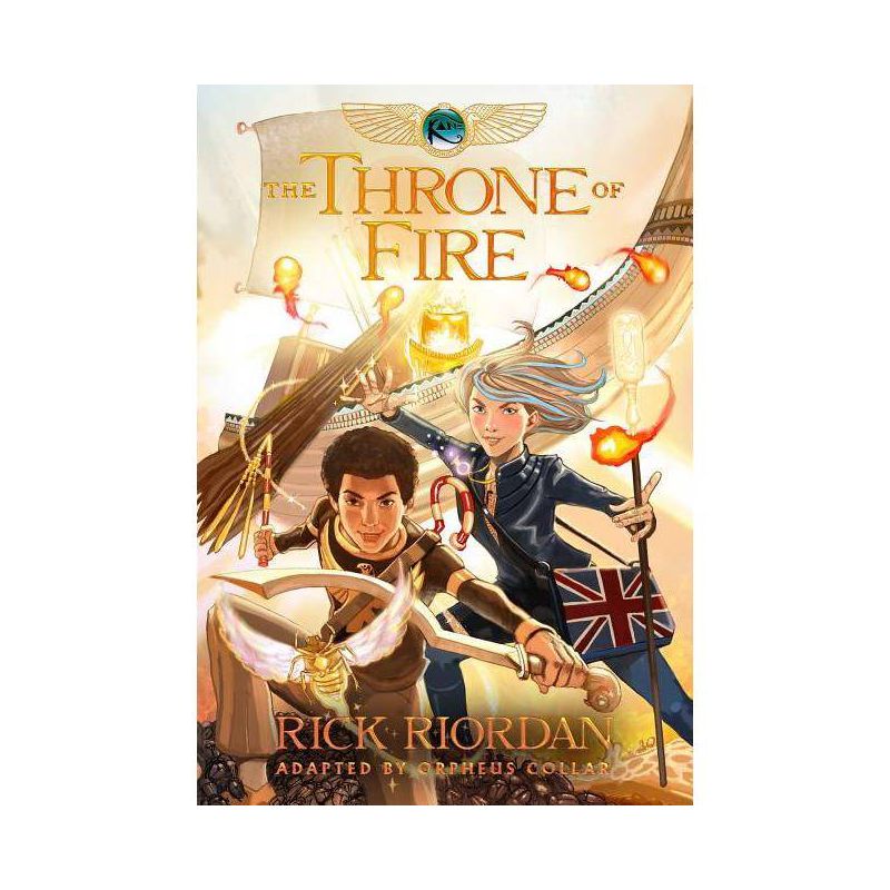 Kane Chronicles, The, Book Two: Throne of Fire: The Graphic Novel, The-The Kane Chronicles, Book Two - by  Rick Riordan (Paperback), 1 of 2