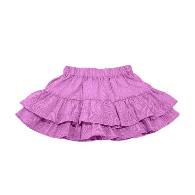 Girl Kids Ruffle Textured Skort - little Olin