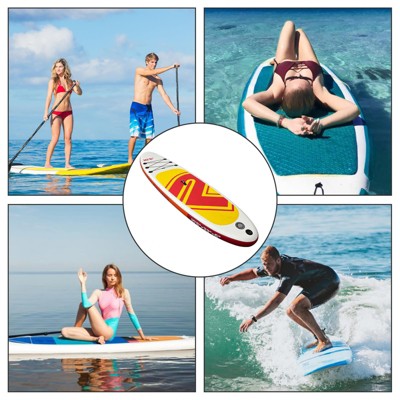 Garvee 10'6" Inflatable Stand Up Paddle Board, Non-Slip Deck Blow Up Paddle Board for Youth & Adults of All Skill Levels