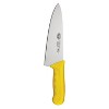 Winco KWP-80Y, 8" High Carbon Steel Chef's Knife with Yellow Polypropylene Handle, Professional Cook's Knife - 3 of 3