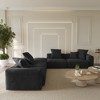 WJShome Modular Sectional Sofa Couch with Ottomans,5 Seater Corduroy Convertible Sofa,V Shaped Reversible Corner Couch - 2 of 4