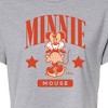 Women's - Disney - Minnie Mouse Collegiate Cropped Graphic T-Shirt - 2 of 4